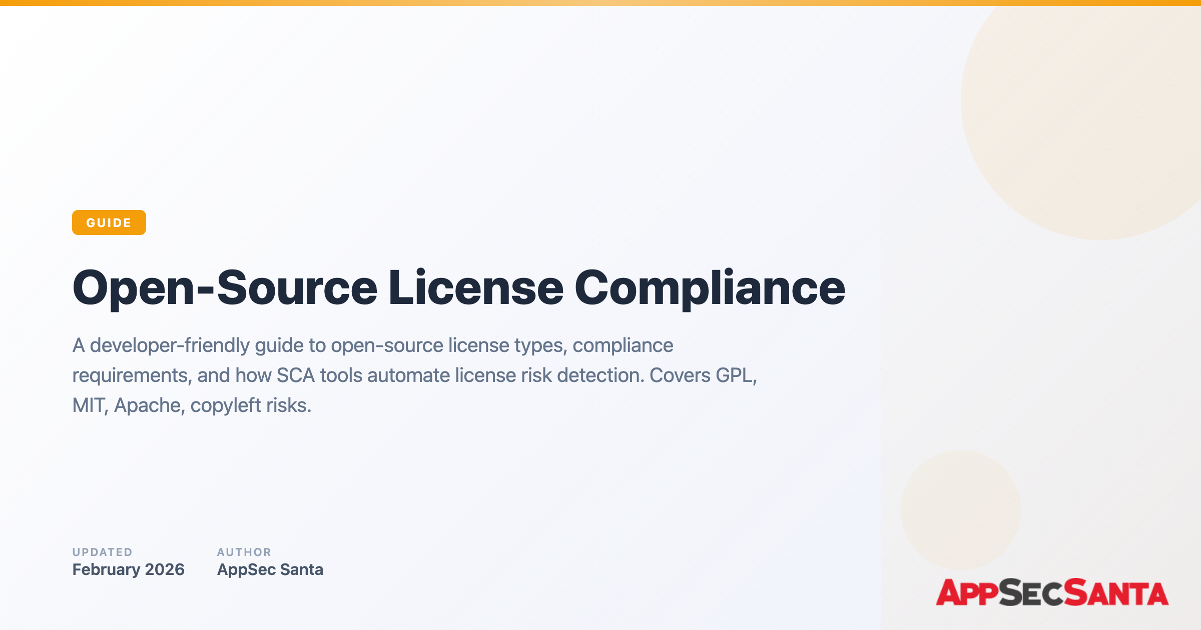License Compliance Scanner: 8 Tools for 2026 | AppSec Santa