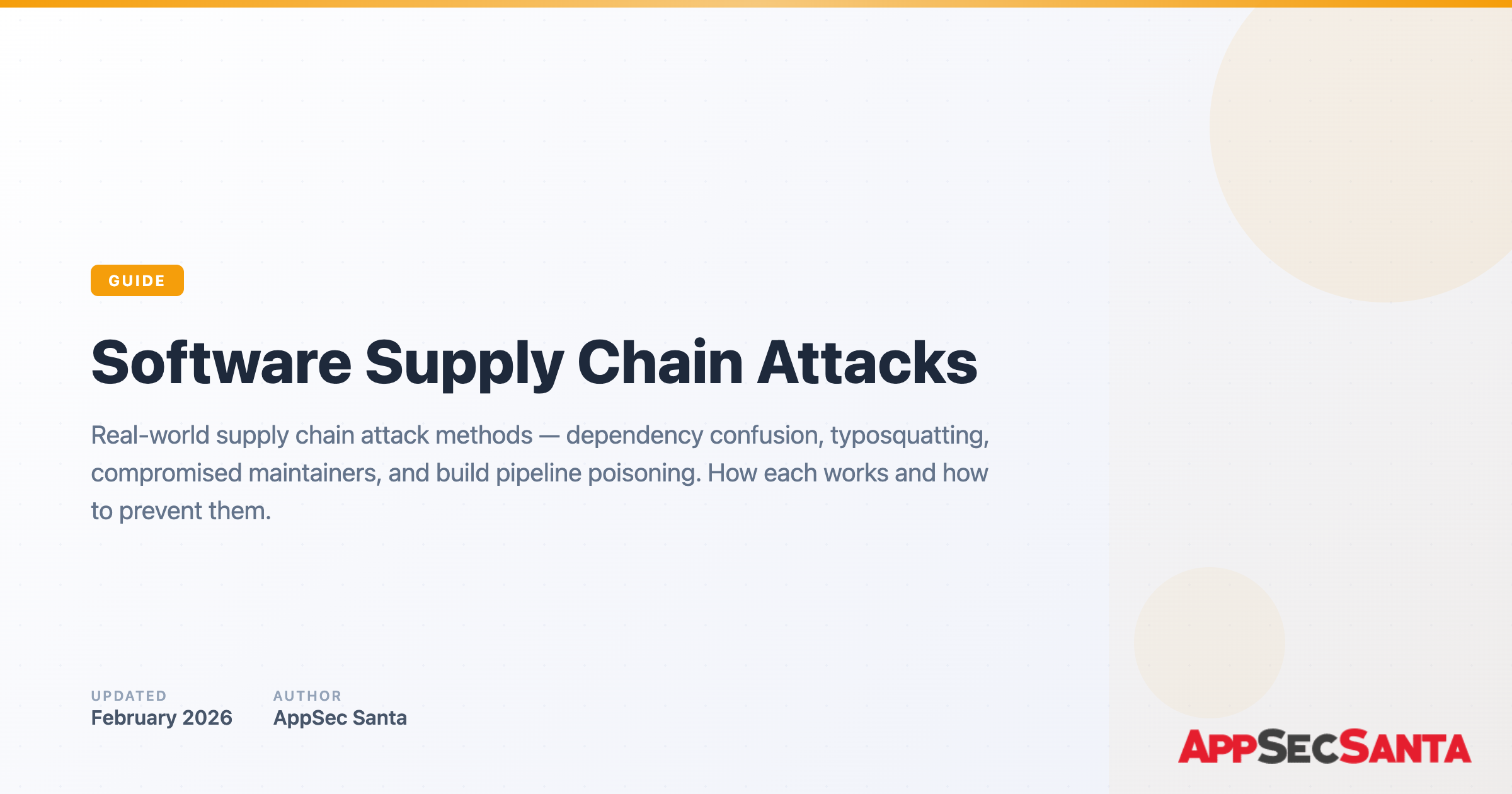 Software Supply Chain Attacks