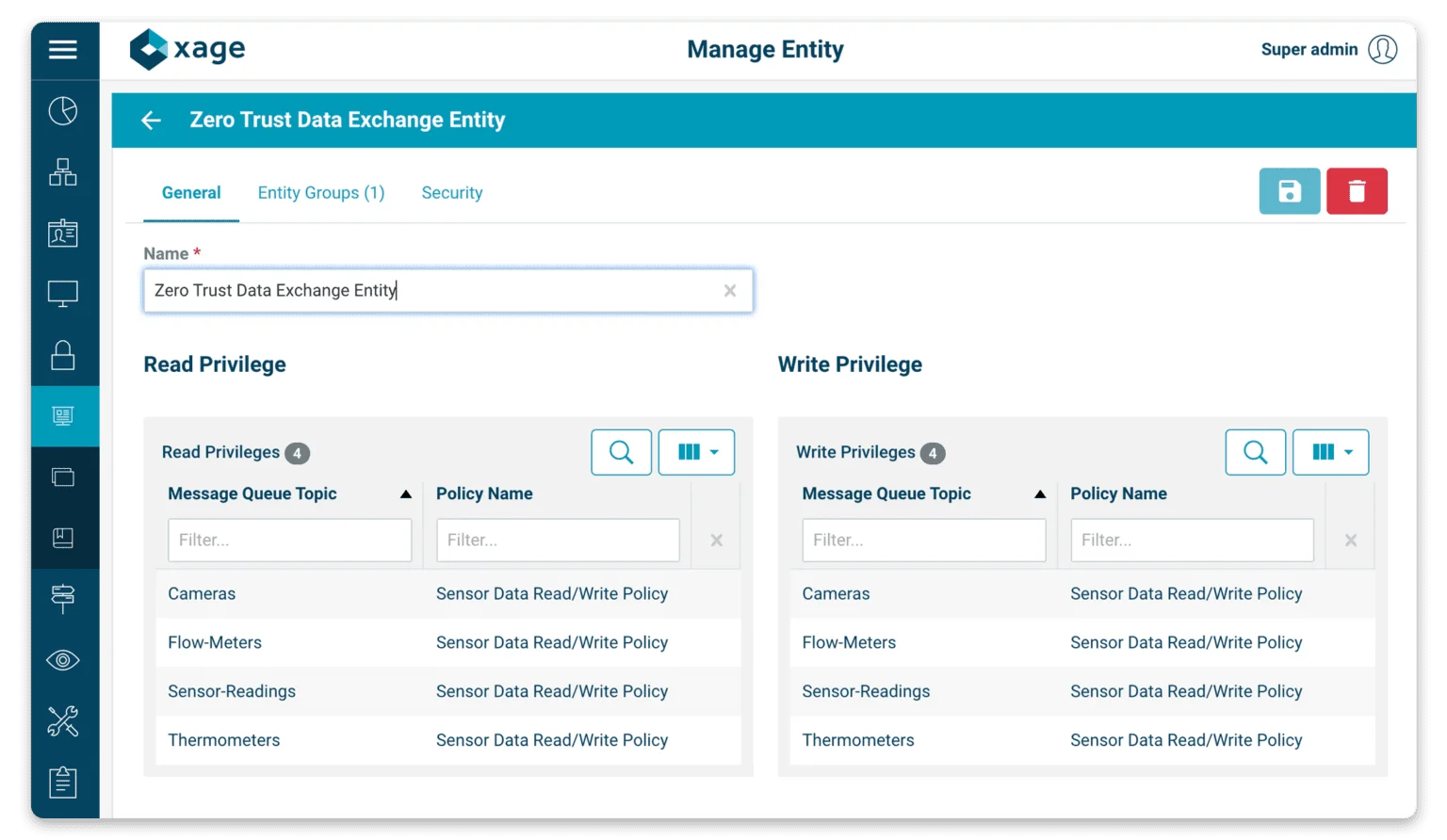 Xage Security home page showing identity-based zero trust for AI at the protocol layer