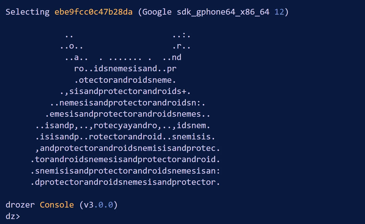 drozer project page describing the Android attack surface assessment framework