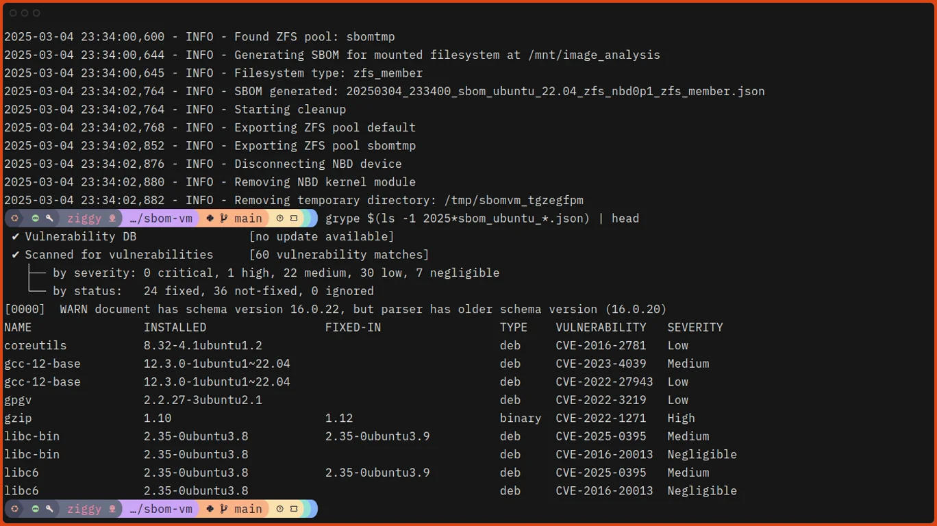 Syft GitHub repository page by Anchore showing 8,400+ stars and the CLI that catalogs packages across dozens of ecosystems into CycloneDX and SPDX SBOM formats