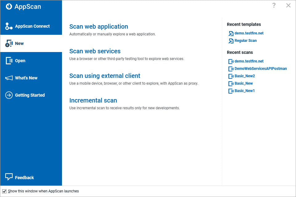 HCL AppScan Standard Dashboard